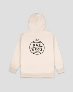 Bat Bros Hoodie (Cream) - Youth