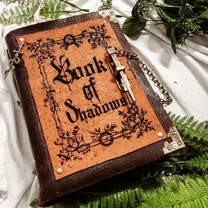 Book of shadows leather journal