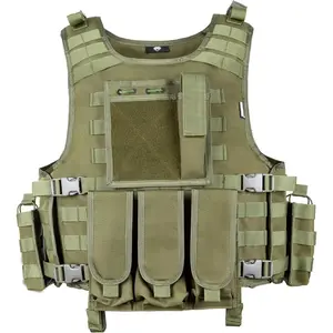 CragWolf Pro Tactical Airsoft Vest Adjustable Modular Paintball Vest, third generation, Quick-Release