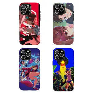 Colorful Supernatural Anime Phone Cases, Supernatural Anime Couple Protective Cases,Compatible  for iPhone 16 15 14 13 12 11 17 Pro Max for Samsung S21 S22 S23 S24 S25 S26 Phone Case,Durable Dual-Layer Design Phone Cover,Beautiful Gift for Anime Lovers