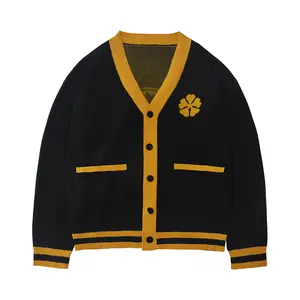 Five-Leaf Clover Sweater Cosplay Costume | Anime-Inspired Knit Top | Cute & Comfortable Outfit for Conventions & Parties