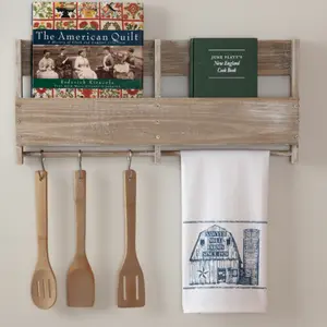Farmstead Blue Kitchen Towel - Barn