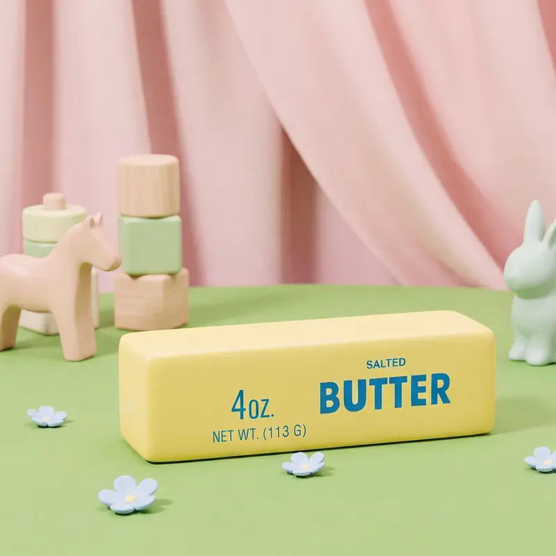 JOYIN Slow Rising Butter Stick Squishy Fidgets - Durable PU, Convenient Pocket Stress Relief Toy, Soft Squishy Companion, Hygienic Unisex Kid-Adult Fidget, 1/Regular/Jumbo Options, 8+ Years Birthday Gift