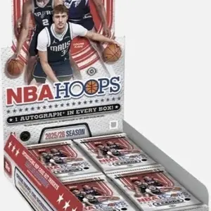 NBA Team Card Break #1 -(1x) 2025 NBA Hoops Hobby Box- 1 Autograph