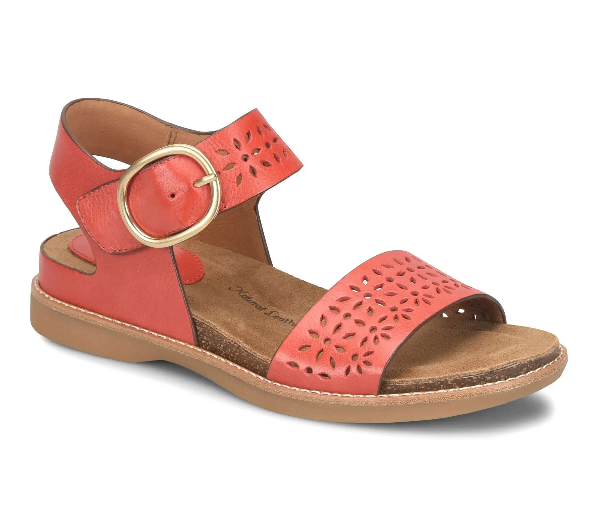 Sofft Leather Laser Cut Sandal - Bali III