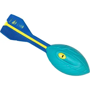 Neon Foam Ball, Classic Long-Distance Football, Flight-Optimizing Tail, Whistling Sound, Indoor & Outdoor Fun