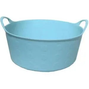 212 MAIN 4gal Tuff Flex Tub - Sky Blue, Heatproof, UV Resistant Home Supplies, Laundry Detergent Bucket for Home Care Use
