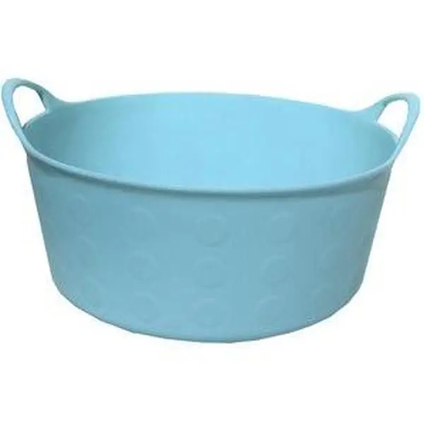 212 MAIN 4 gal Tuff Flex Tub - Sky Blue, Heatproof, UV Resistant, Durable Home Supplies, Laundry Detergent Bucket, Will Not Discolour Home Care Supply