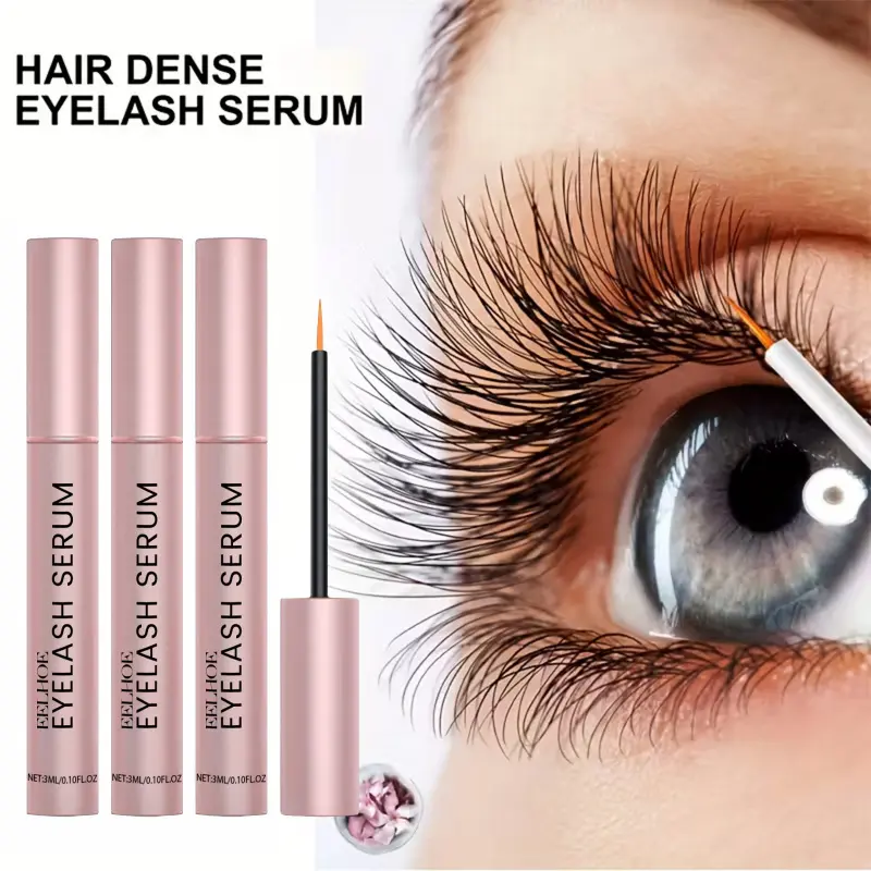 3-Pack Volumizing Lash Serum - Eyelash Serum, Natural Look, Lengthening and Curling, Suitable for Daily Care, Gentle Nourishing and Lengthening, Easy to ply, Daily Lash Care for All Skin Types