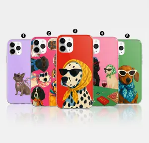 Funny Dog Phone Case Dog Meme Dog Lover Dog Vintage Art Cover for iPhone 17 Pro Max, 16, 15, 14, 13, 12, 11