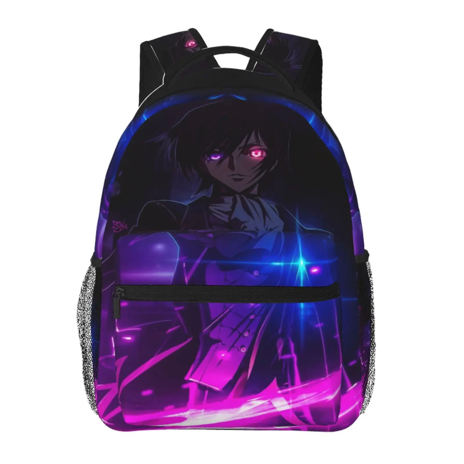 Code Geass Backpack Water Resistant Reusable Large Capacity Daypack with Sturdy Zipper Code Geass School Outdoor Travel and Hiking Backpack