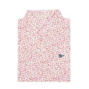 The Vegas Red Men’s Polo Shirt, Casino Print Golf Polo, Short Sleeve Performance Top for Casual Work, Course & Party Wear