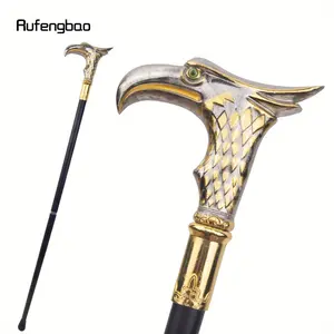 Golden White Eagle Walking Stick Decorative Vampire Cospaly Vintage Party Fashionable Walking Cane Halloween Crosier 89cm Party Supplies Party Props Party Accessories