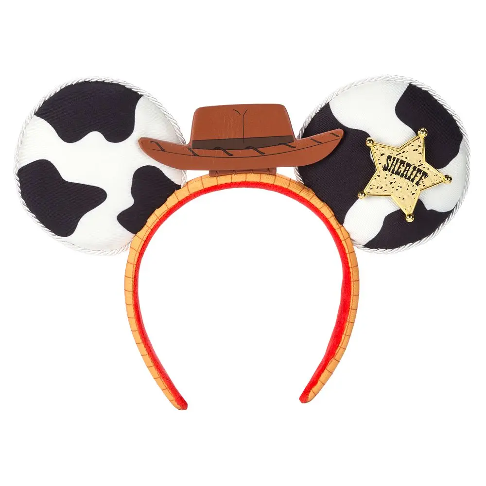 Disney Toy Story Woody Sherrif Mickey Ears NEW Cow Print NEW?2026 Toy Story Pixar Sheriff Jessie Cow Minnie Mickey  main image 2