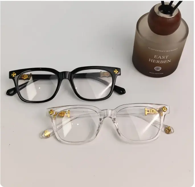 Stylish Blue Light Blocking Glasses, Retro Square Frame Eyeglasses for Men & Women, Fashion Trendy Computer Glasses for Work & Daily Wear