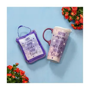 Evergreen 17oz Super Mom Super Wife Super TiredCeramic Cup &