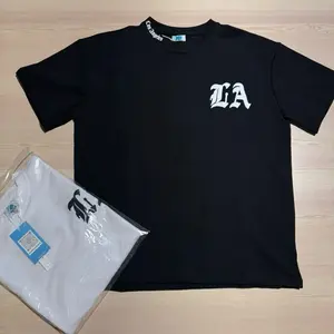 Los Angeles oversized T shirt Men cotton