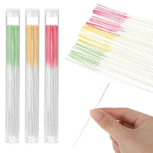 KTINEIC 180 Pcs Ear Hole Cleaner Piercing Cleaner Floss Disposable Earring Hole Cleaner Floss, Nose Ring Cleaner Piercing Floss, Ear Hole Cleaner for Girls Women Men Ear Piercing Care Kit