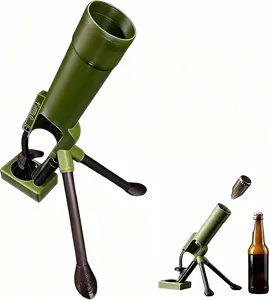 Multi-scene Beer Opener, Tactical Mortar Shape, Hands-Free Convenient Use, Funny Decor for Office & Bar