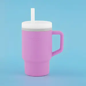 Infantino My 1st Tumbler - Adorable Miniature Tumbler with Leak-Resistant Straw, Toddler-Friendly Handle, 9 fl. oz