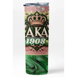 AKA Alpha Kappa Alpha Sorority 20 oz Skinny Tumbler