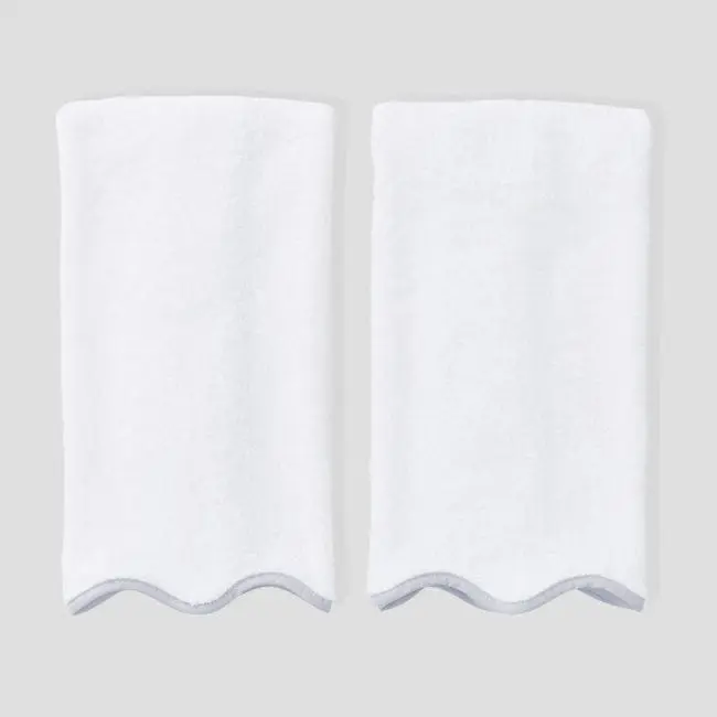 Scallop Hand Towels (pair)