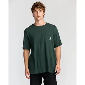 Austin Garage Regular Pocket Short Sleeve T-Shirt - Teal