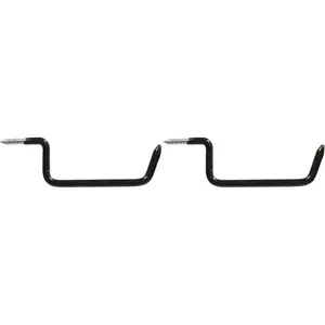 The  Group 852157 Black Vinyl Cover Ladder Hook, 1 count Pack (Pack of 2)