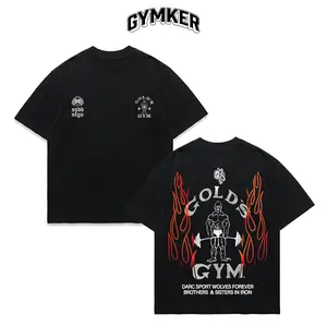 Wolves Gold's Gym Shirt, Workout Wear, Men's Sport Outfit, Gym Men's Top, Muscle Training Shirt, Gym Apparel, Training Clothing