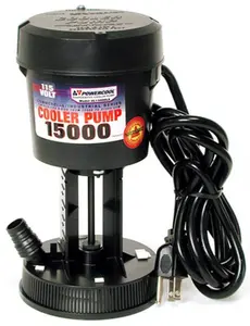 212 MAIN UL Classified Cooler Suction Pump, Dial Mfg 1387 Model, Compact Design, Auto Reset Function, Plugs Compatibility, Low Level Detection, Thermal Overload Protection