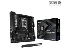 ASRock MB B860M Challenger WiFi LGA 1851 Intel B860 SATA 6Gb/s DDR5 Micro ATX Motherboard