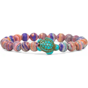 Sparkle Sea Turtle Tracking Bracelet, helps save sea turtles, one size fits most Men and Women