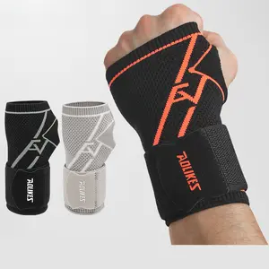 Strap Wristbands, Extended And Reinforced For Fitness Training, Badminton Hand Protection, Knitted Breathable And Warm Wrist Guards