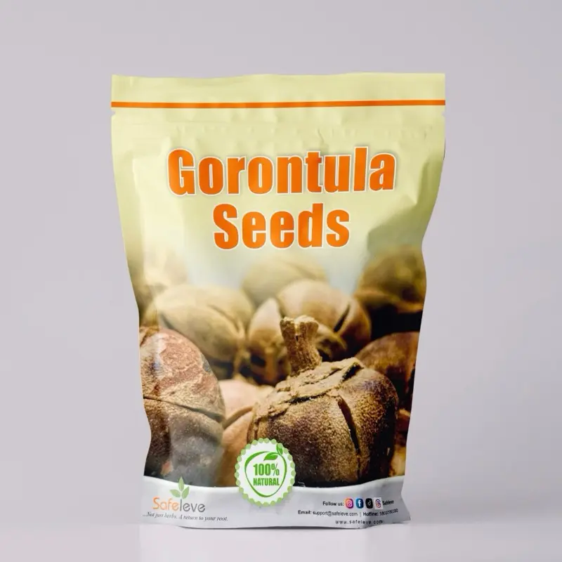 Safeleve Gorontula Fruits (Silky Kola) Pouch - 15 Pcs Organic Sugar-Free Seed-Infused Fruity African Pantry Food, Ideal for Tea, Room Temp Storage, Adults' Cupboard Staple