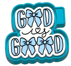 God is Good Freshie Mold & 3D Printed Mold Housing Option