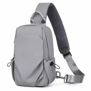 Chest Bag Men, Large Capacity Shoulder bag Messenger Bag, Oxford Cloth Trendy Small Backpack Bag Waterproof Chest Crossbody Bag