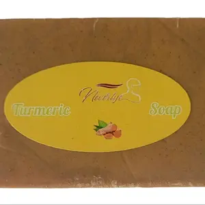 Neverlye Turmeric Soap - 12 Bars for Face & Body, Brightens, Repairs, and Evens Tone, Helps with Acne, Dark Spots, and Hyperpigmentation