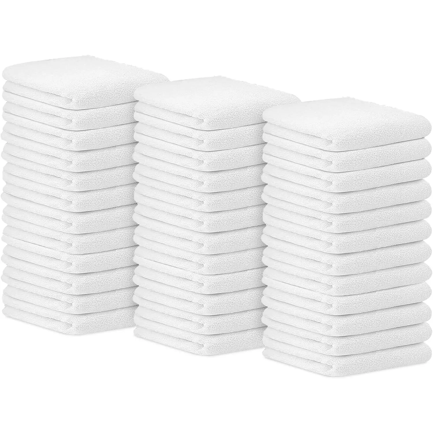 Terry Bar Mop  (Value Pack of 36) Size 14"x17" - Absorbent and Durable, Multipurpose Cleaning Rags, Cotton Cleaning Cloths, Terry Cloth Rags,  Shop Rag (White)