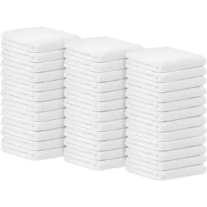 Terry Bar Mop  (Value Pack of 36) Size 14"x17" - Absorbent and Durable, Multipurpose Cleaning Rags, Cotton Cleaning Cloths, Terry Cloth Rags,  Shop Rag (White)