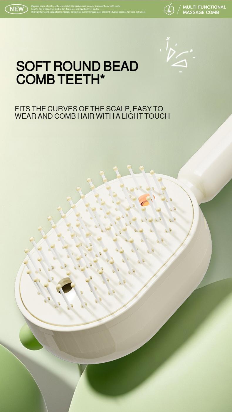 Unisex Atomizing Airbag Massage Comb - Anti-Frizz, Anti-Static Spray Comb with Antioxidants for Smooth Hair (Haircare & Styling Tool)