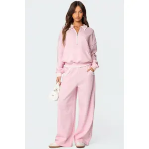 Ashtin Ruffle Trim Sweatpants
