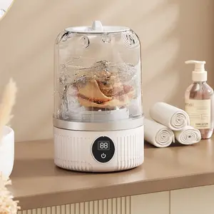 Portable Mini Washing Machine USB Rechargeable, Multiple Cleaning Modes, Ideal for Bras, Underwear, Socks, Camping, Hotel, Apartment, RV Travel