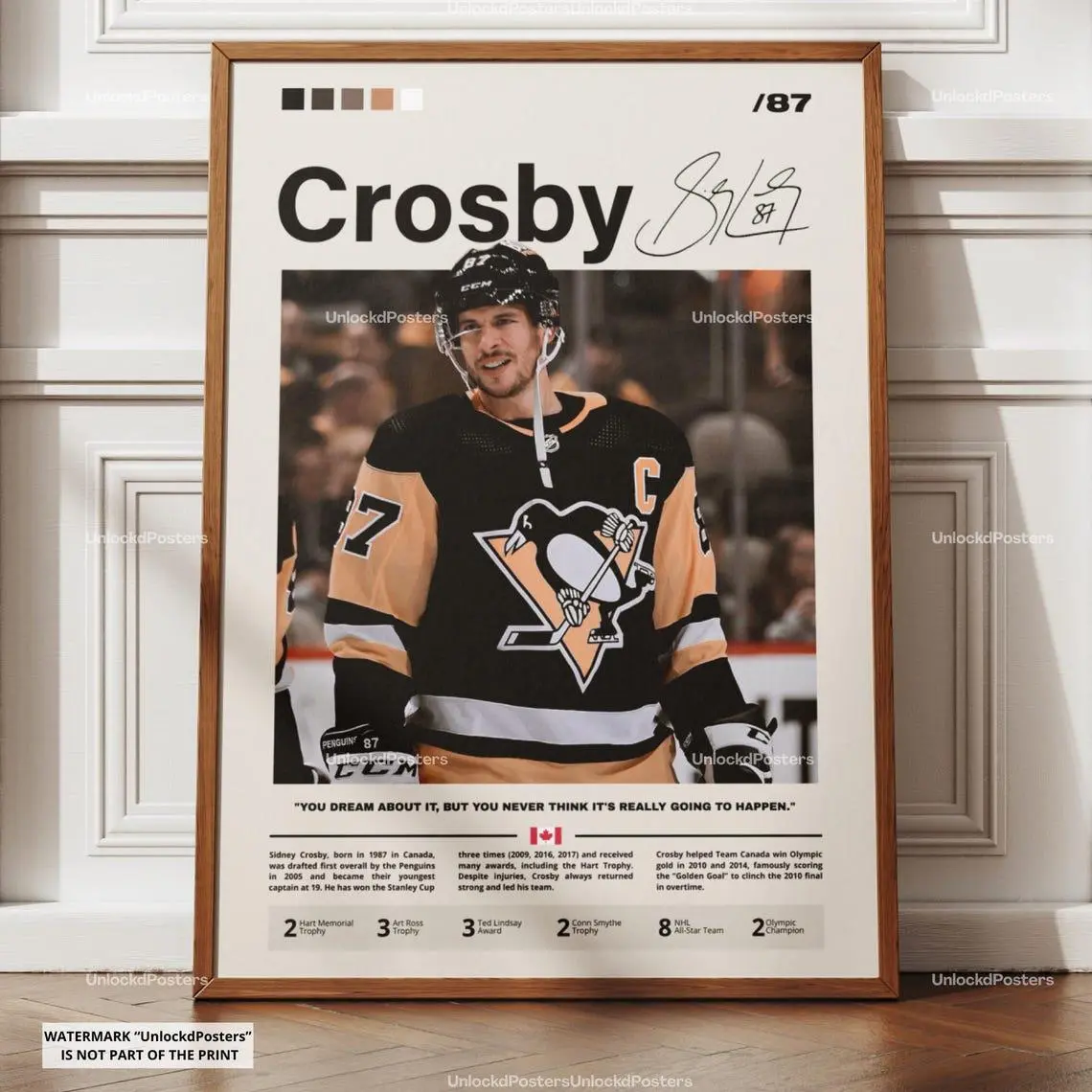 Sidney Crosby Poster, Crosby Penguins, NHL Hockey Print, Iconic posters, Hockey Action Artwork, Crosby Shirt, Ice Hockey Sports Décor