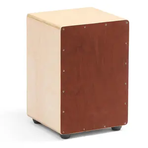 Cajon Box Drum Made From Birchwood, Compact Wooden Percussion Instrument With Snare Wires For Tight Backbeat, Ideal For Practice, Live Performance, Studio Recording, Durable Construction And Rich Resonance