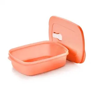 Tupperware CrystalWave PLUS | Rectangular Microwavable Container | 4-cup / 1 L