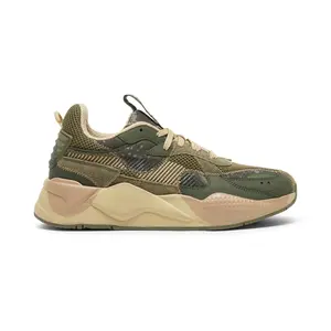 PUMA Mens Rs X Rain Map Camo Lace Up Sneakers Shoes Casual - Green