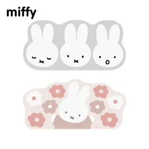 Kawaii Miffy Mouse Pad Cartoon Cute Computer Desk Pad Office Computer Keyboard Student Desk Pad Gift for Girl