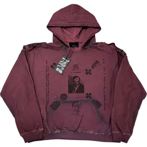 Richill Melancholy Nationalist Studded Hoodie Red