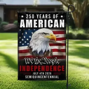 250th Anniversary American Eagle Garden Flag - Patriotic USA Decor