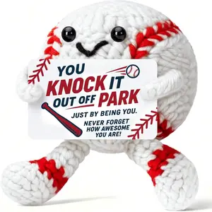 Funny Baseball Gift for Boys and Men, Cool Baseball Accessories, Christmas Decoration, Plush Fillers, Birthday Decor, Party Gifts, Soft Stuffed